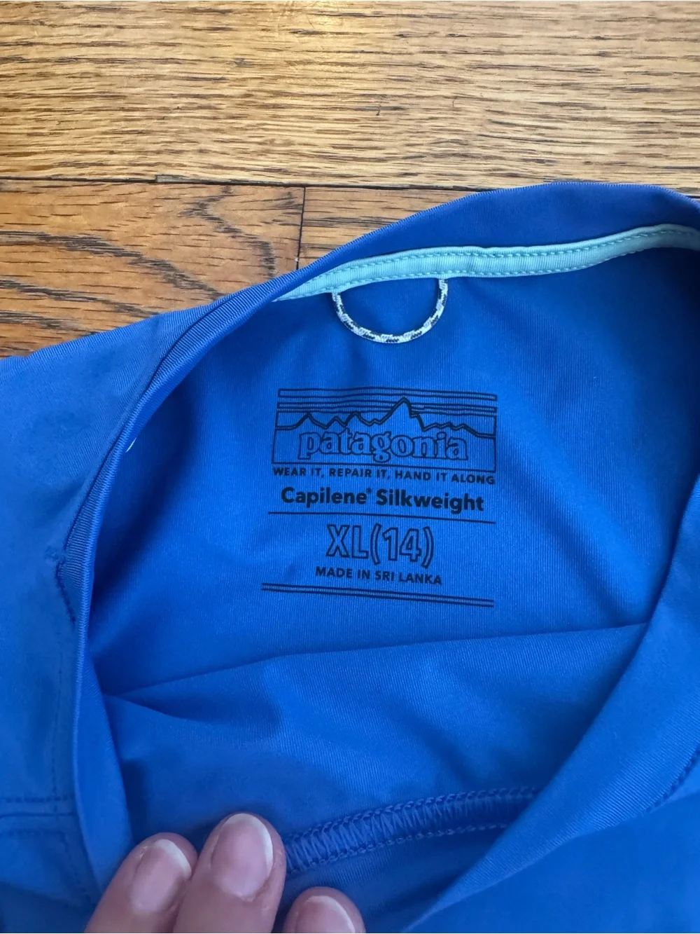 Patagonia Kids Blue Long-Sleeve Rashguard Tee